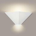 A19 Lighting Gran Java E26 Base Dimmable LED Wall Sconce, Bisque 1904-1LEDE26